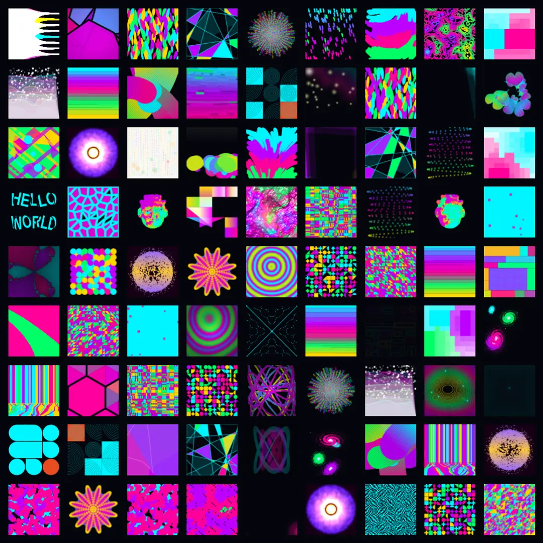 Algo Grid — generative artwork by Lumen & Logic