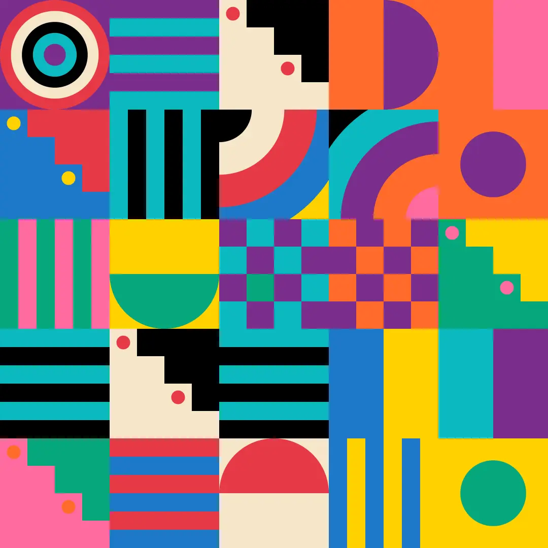 Bauhaus Tiles — generative artwork by Lumen & Logic