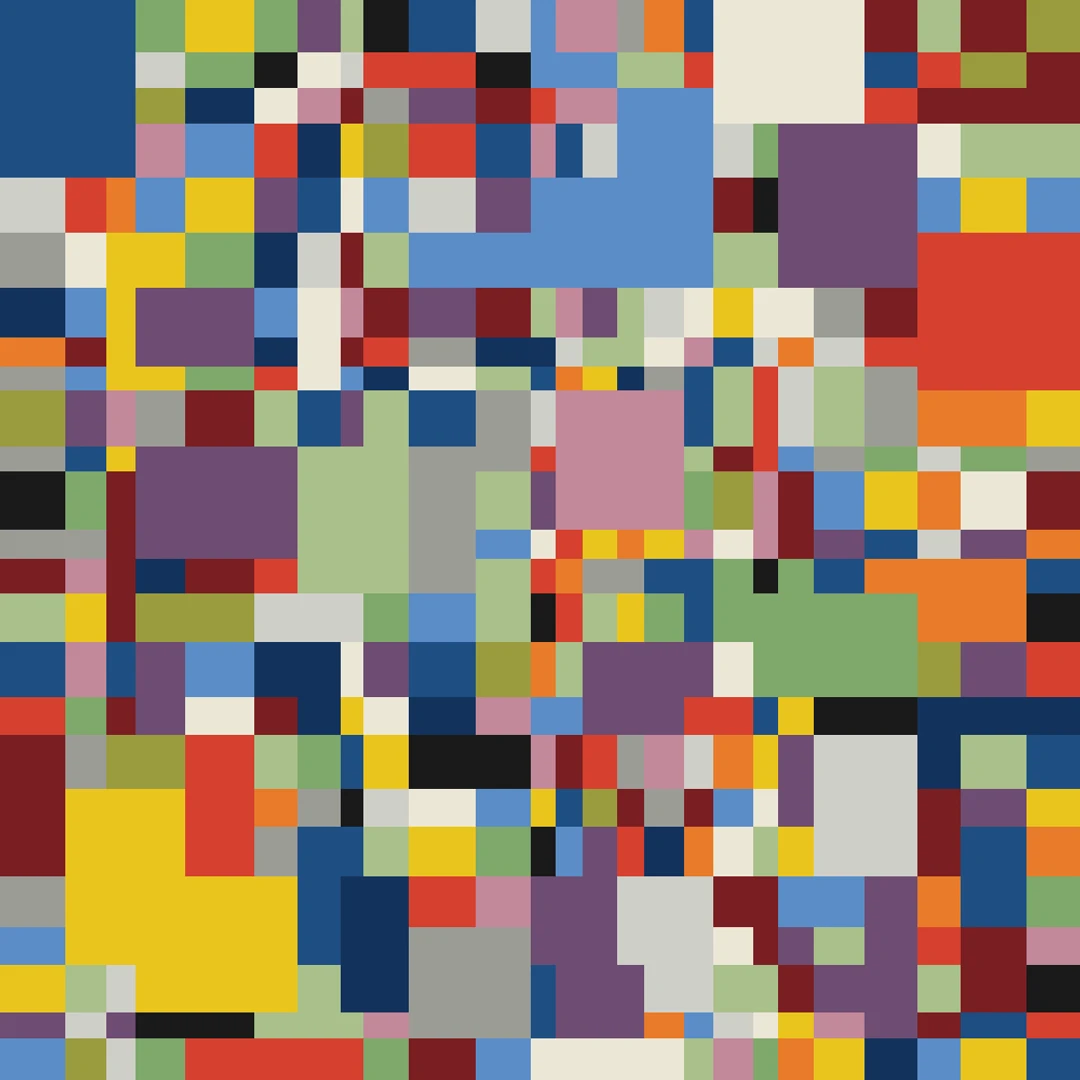 Chroma Blocks — generative artwork by Lumen & Logic
