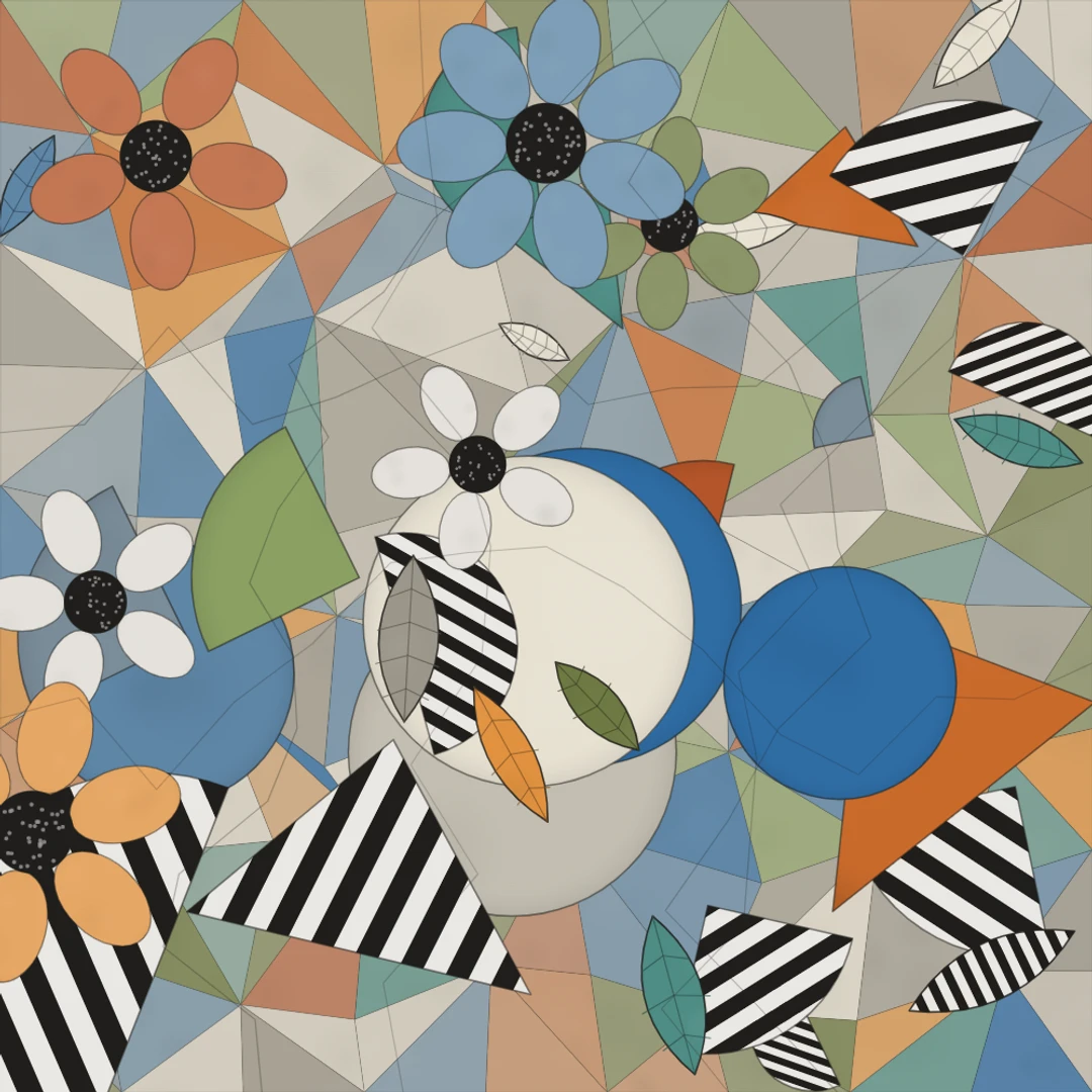 Facet Garden — generative artwork by Lumen & Logic