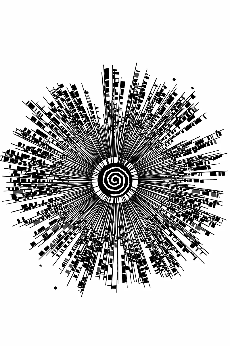 Fascicle — generative artwork by Lumen & Logic