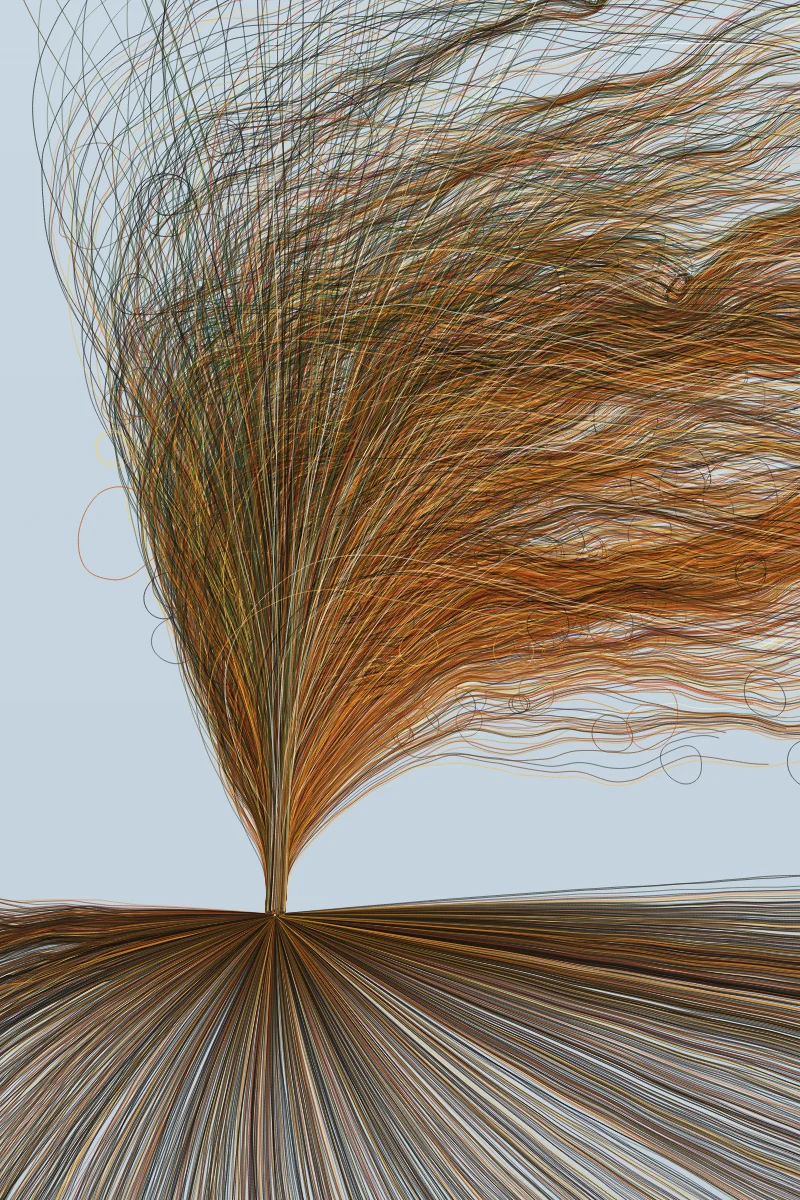 Gale Tree — generative artwork by Lumen & Logic