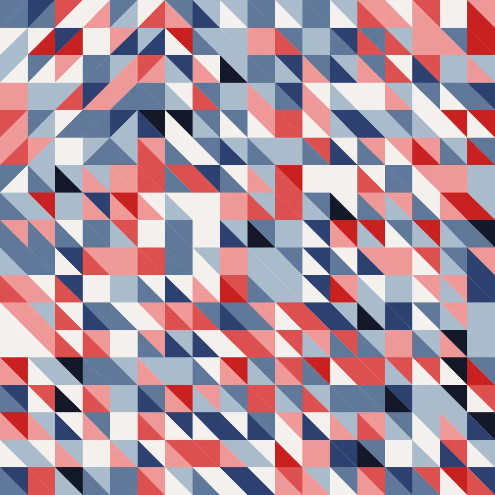Geo Triangles — generative artwork by Lumen & Logic
