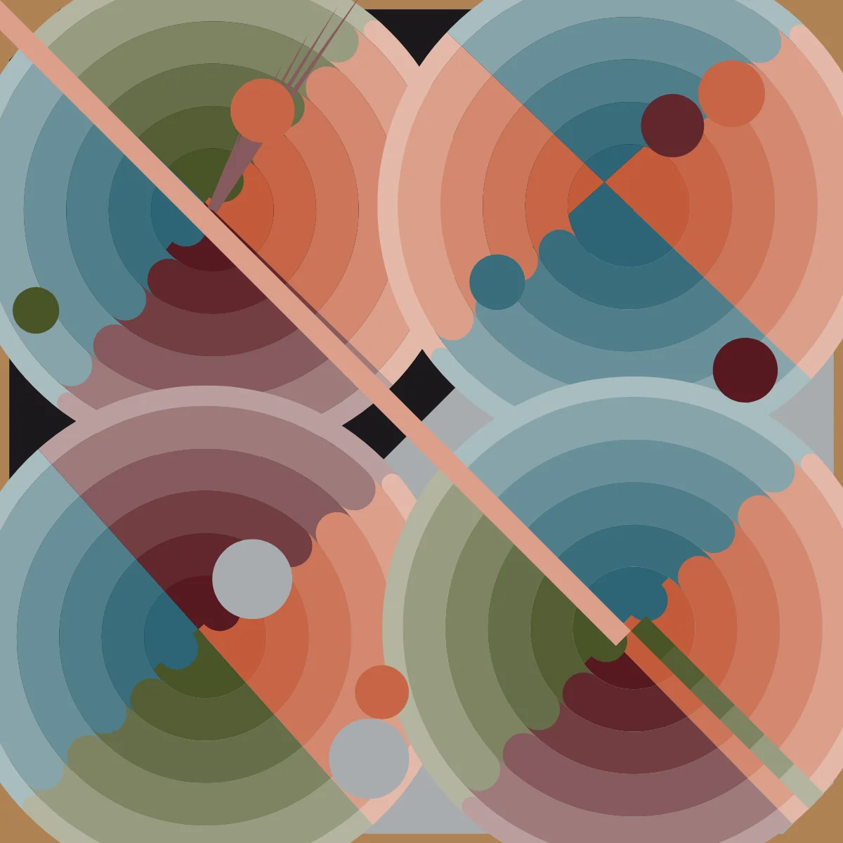 Gyron — generative artwork by Lumen & Logic