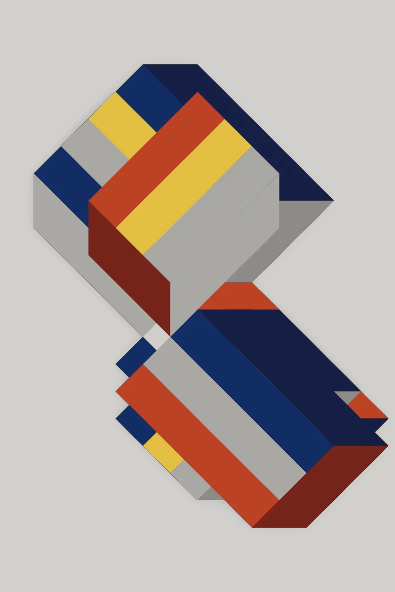 Halving — generative artwork by Lumen & Logic