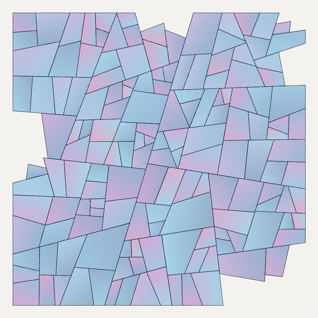 Ink Facets — generative artwork by Lumen & Logic