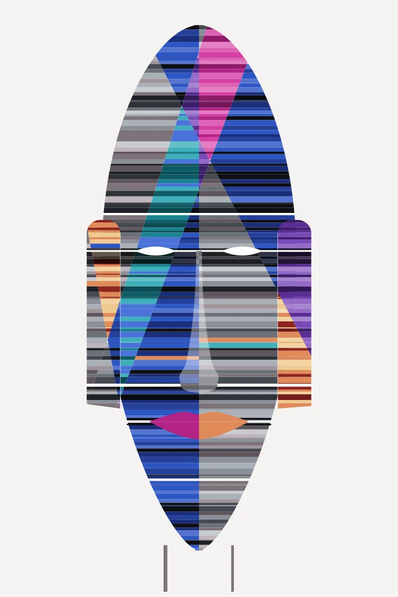 Jalousie — generative artwork by Lumen & Logic