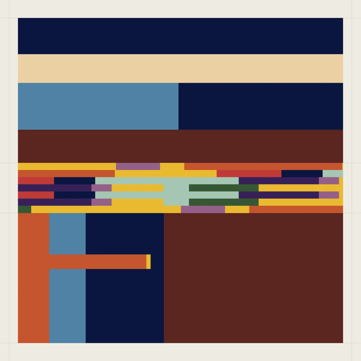 Kerf — generative artwork by Lumen & Logic