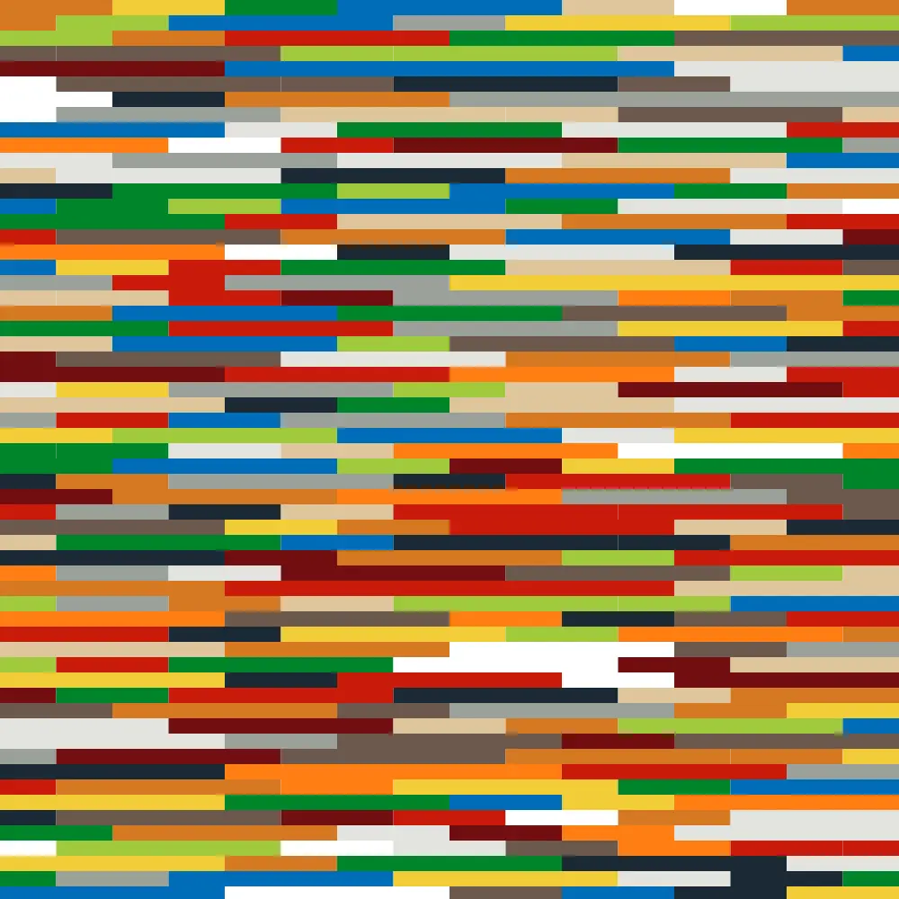 Legowall — generative artwork by Lumen & Logic