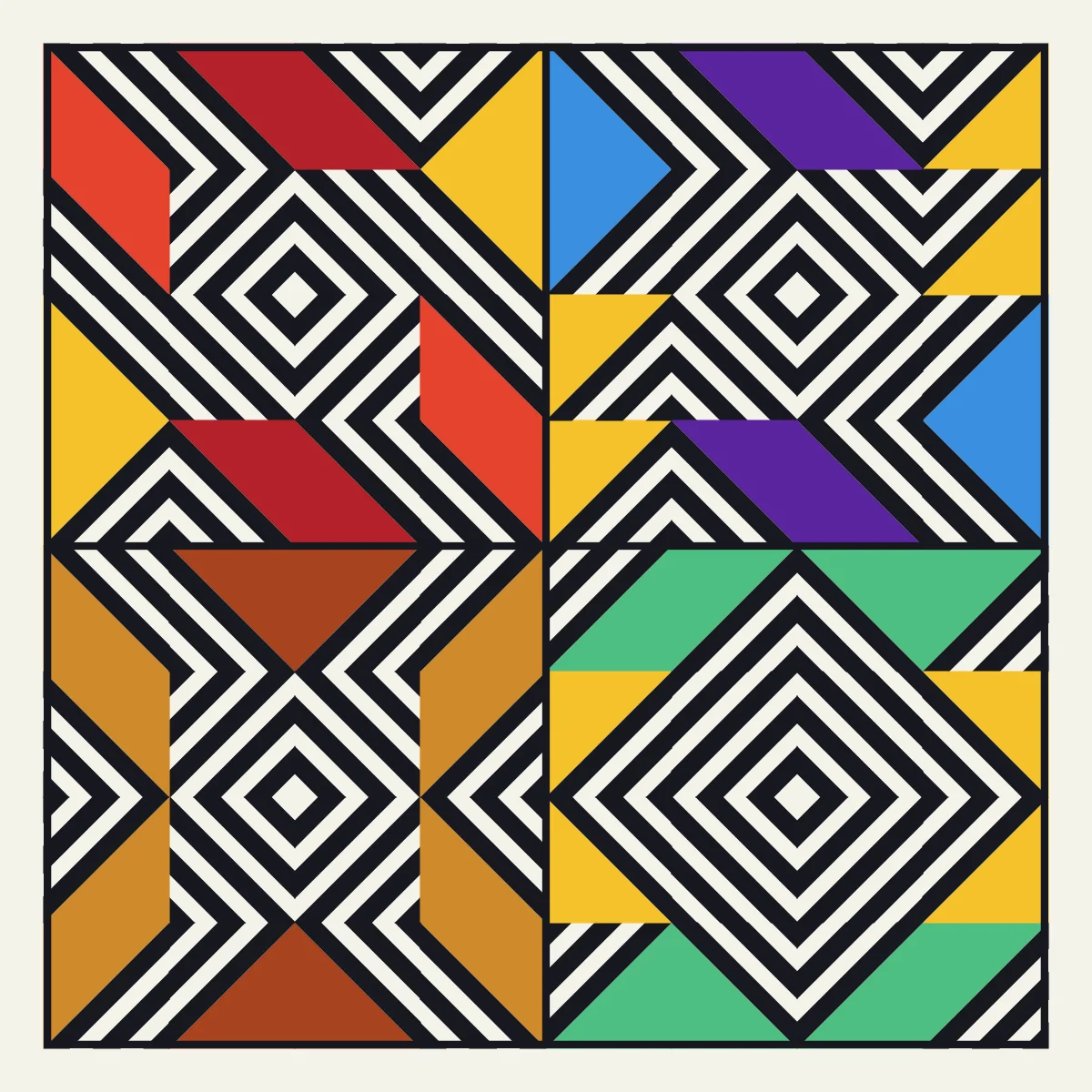 Lozenge — generative artwork by Lumen & Logic