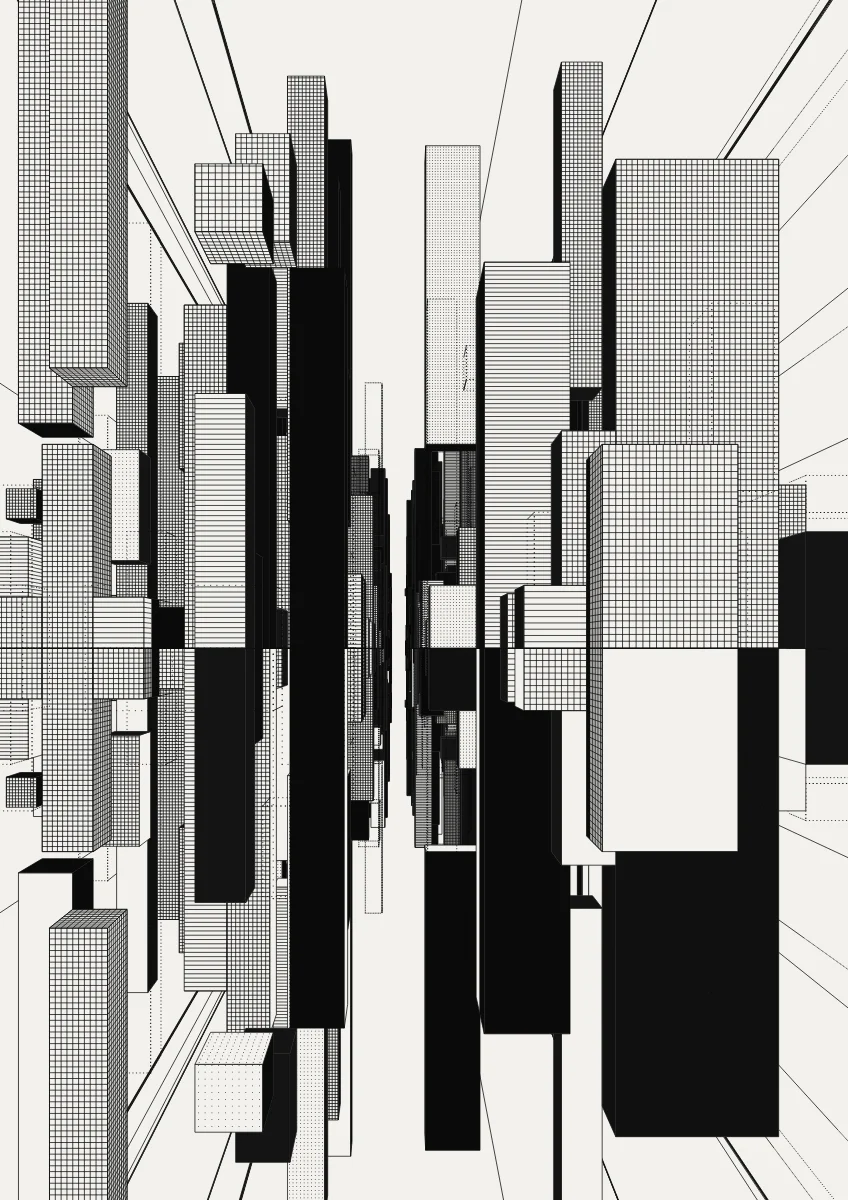 Mullion — generative artwork by Lumen & Logic