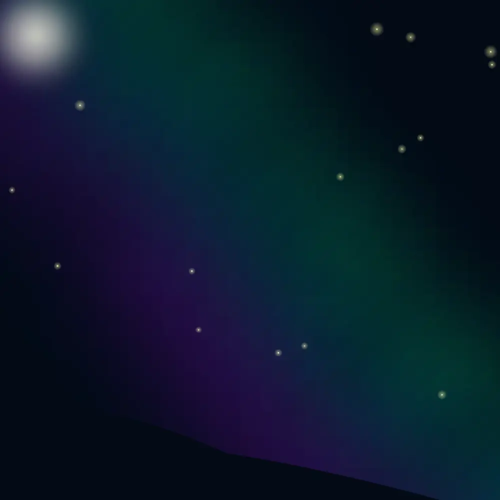 Northern Lights — generative artwork by Lumen & Logic