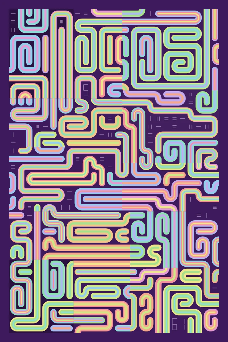 Patchbay — generative artwork by Lumen & Logic