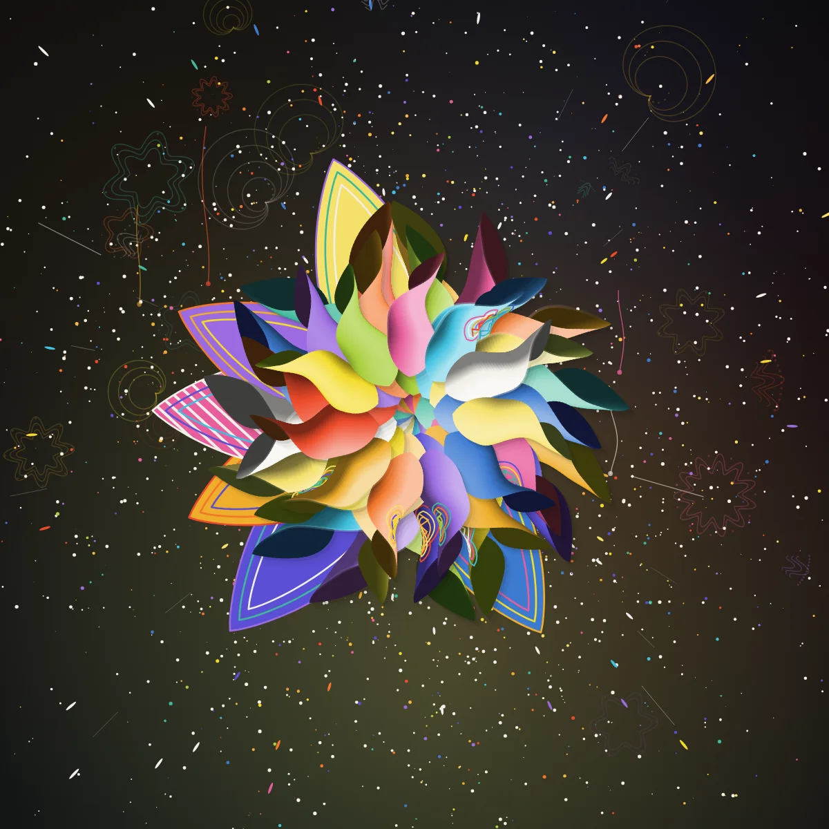 Quilling — generative artwork by Lumen & Logic