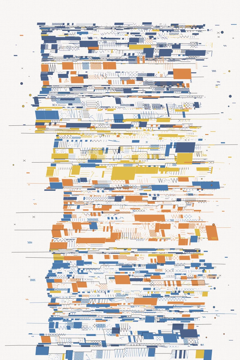 Racking — generative artwork by Lumen & Logic