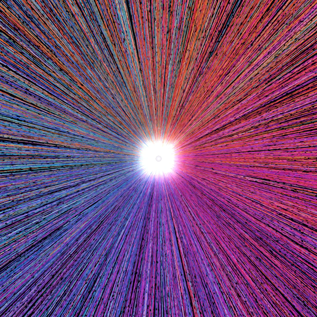 Radial Burst — generative artwork by Lumen & Logic