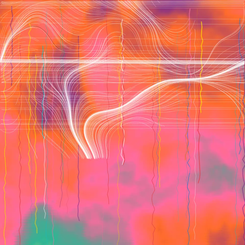 Rust Storm — generative artwork by Lumen & Logic