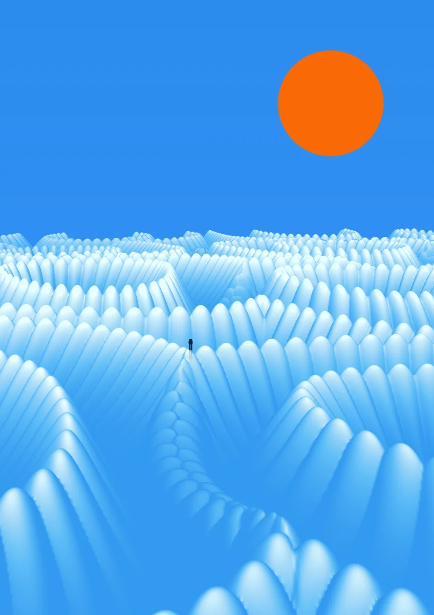 Sastrugi — generative artwork by Lumen & Logic