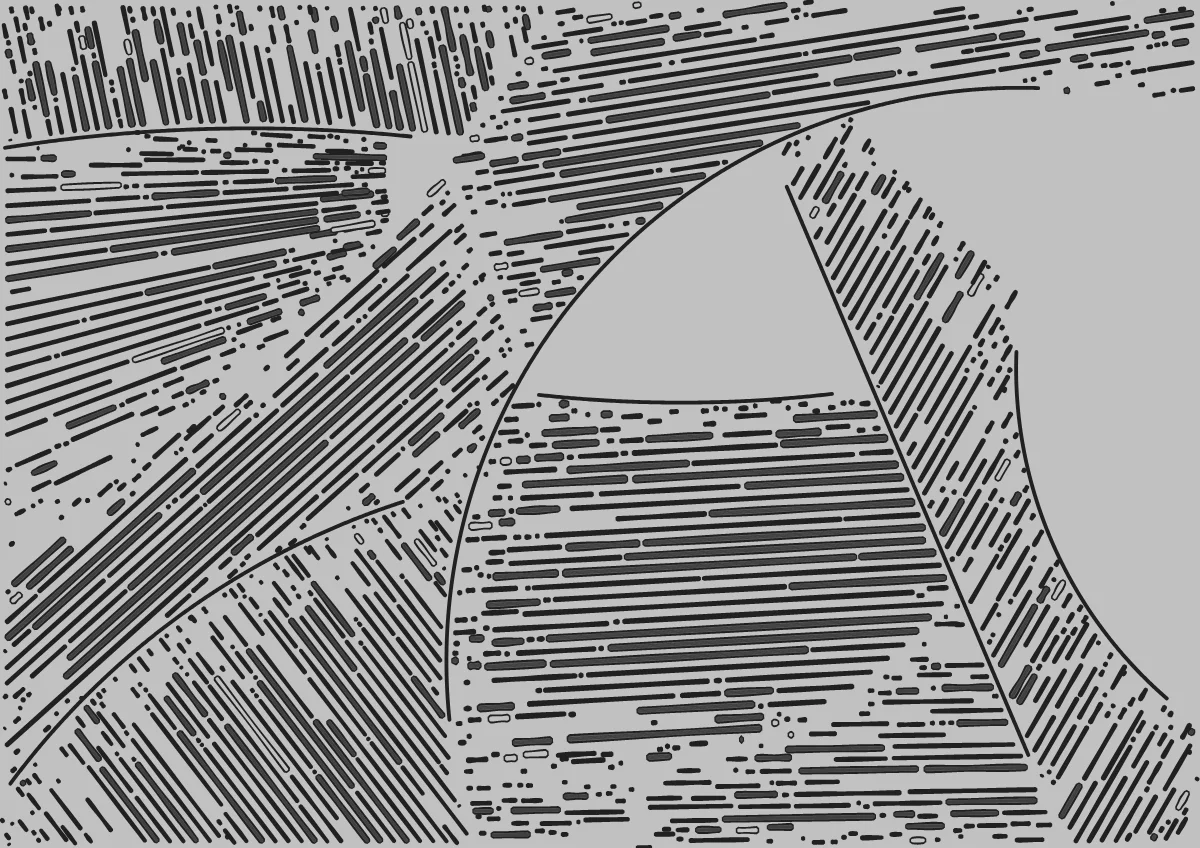 Sidings — generative artwork by Lumen & Logic