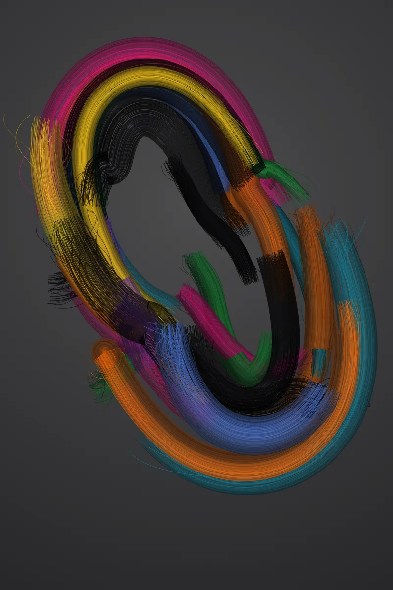 Skein — generative artwork by Lumen & Logic
