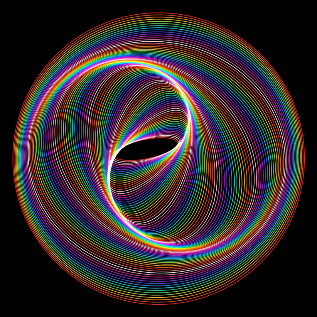Spectral Torus — generative artwork by Lumen & Logic