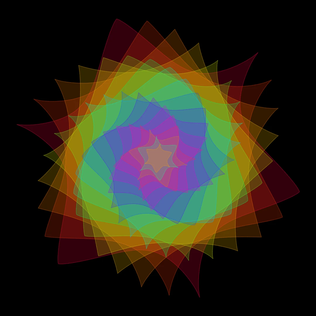 Superformula — generative artwork by Lumen & Logic