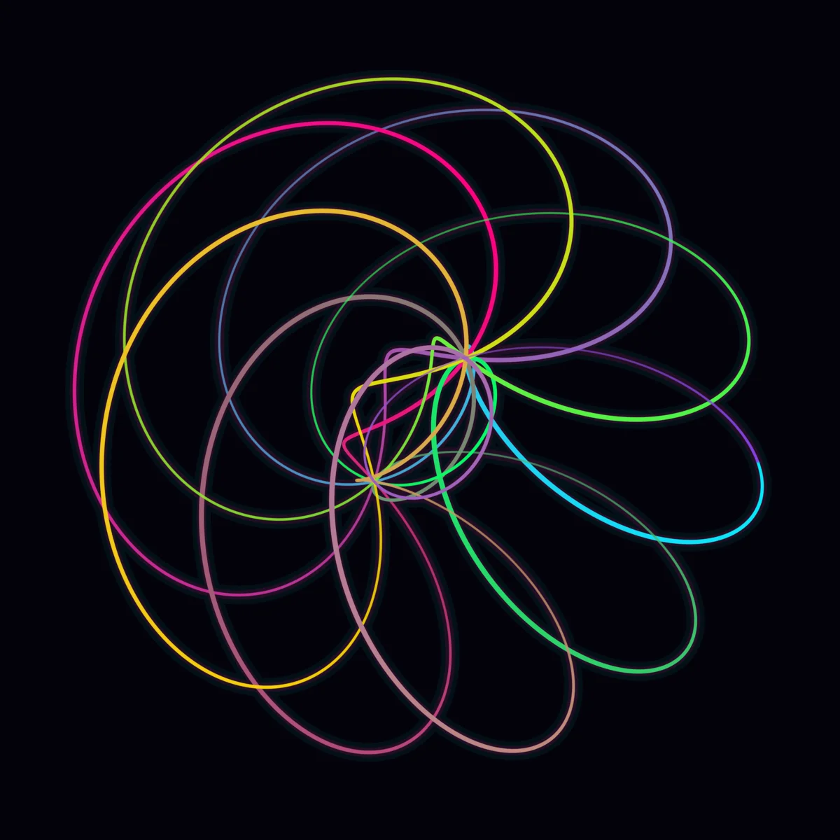 Torus Knot — generative artwork by Lumen & Logic