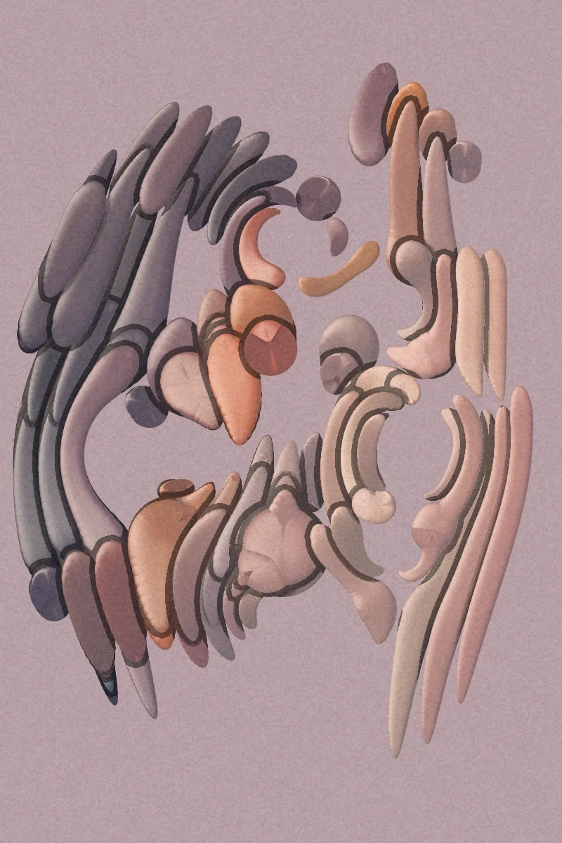 Turgor — generative artwork by Lumen & Logic
